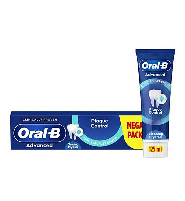 Oral-B Advanced Plaque Control Cleaning Crystals Toothpaste 125ml