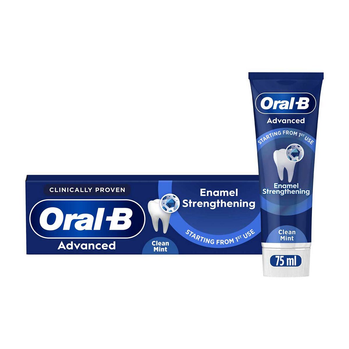 Oral B Oral-B Advanced Enamel Strengthening Toothpaste 75Ml Br/>
