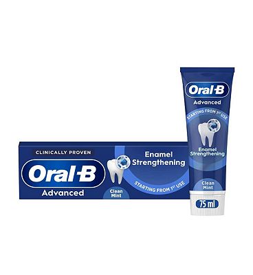 Oral-B Advanced Enamel Strengthening Clean Mint Toothpaste 75ml