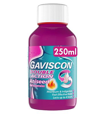 Gaviscon Double Action Aniseed Oral Suspension - 250ml