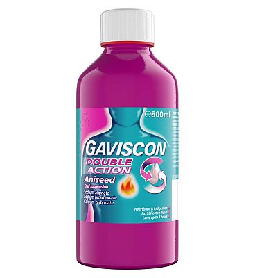 Gaviscon Double Action Aniseed Oral Suspension - 500ml