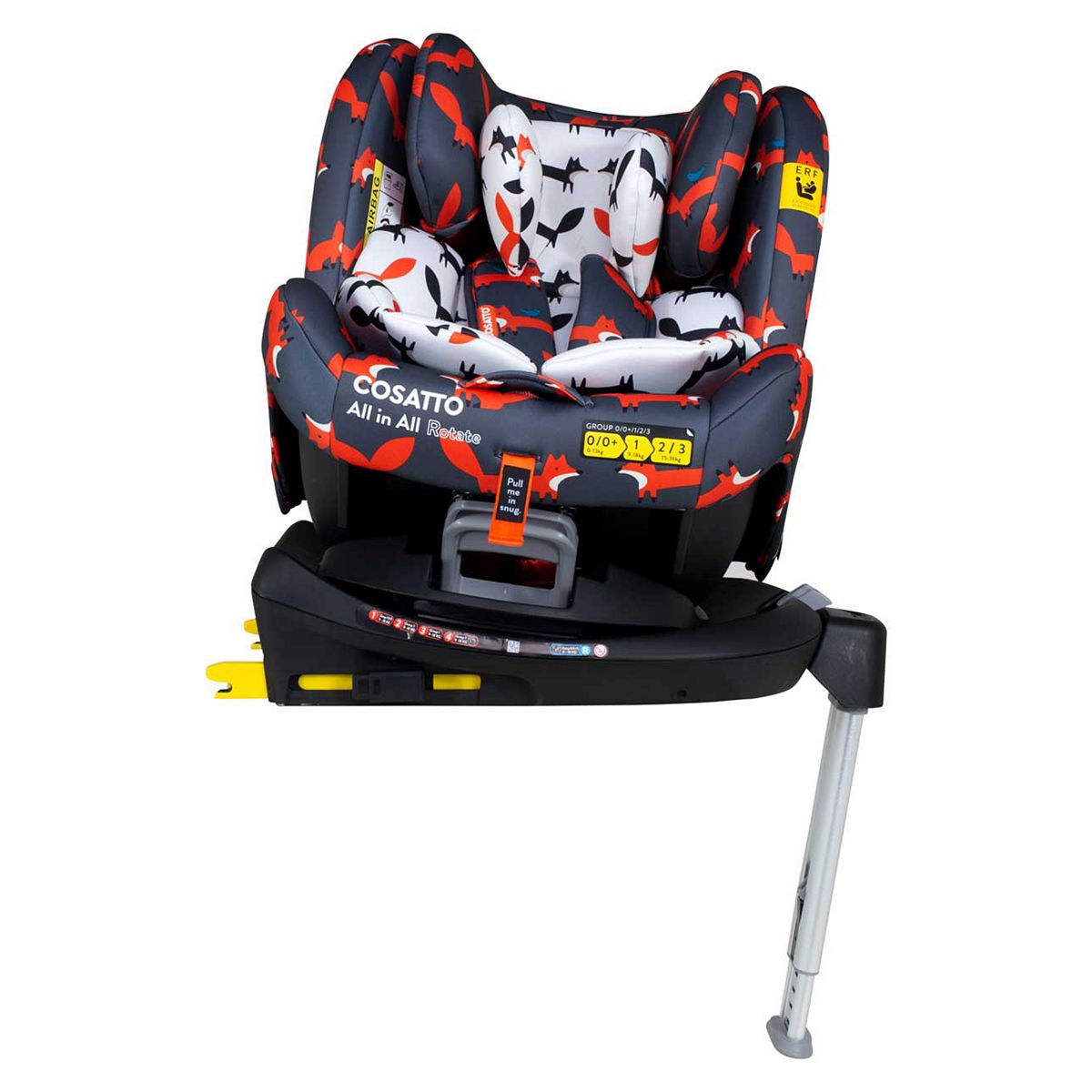 Cosatto All In Rotate 360 Car Seat Charcoal Mister Fox