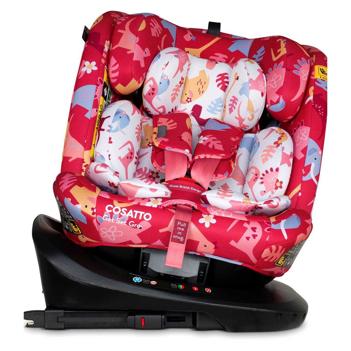 Cosatto Get Set Gro I-Size 360 Car Seat Dino Delite