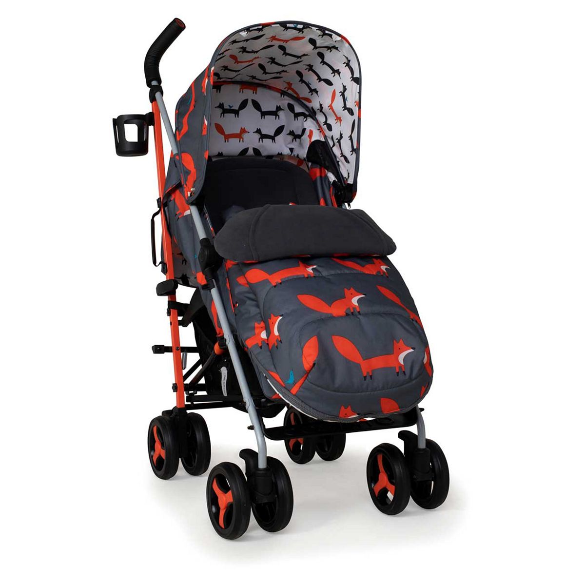 Cosatto Supa 3 Stroller Charcoal Mister Fox
