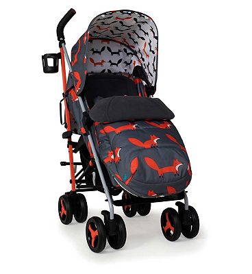 Cosatto Supa 3 Stroller Charcoal Mister Fox