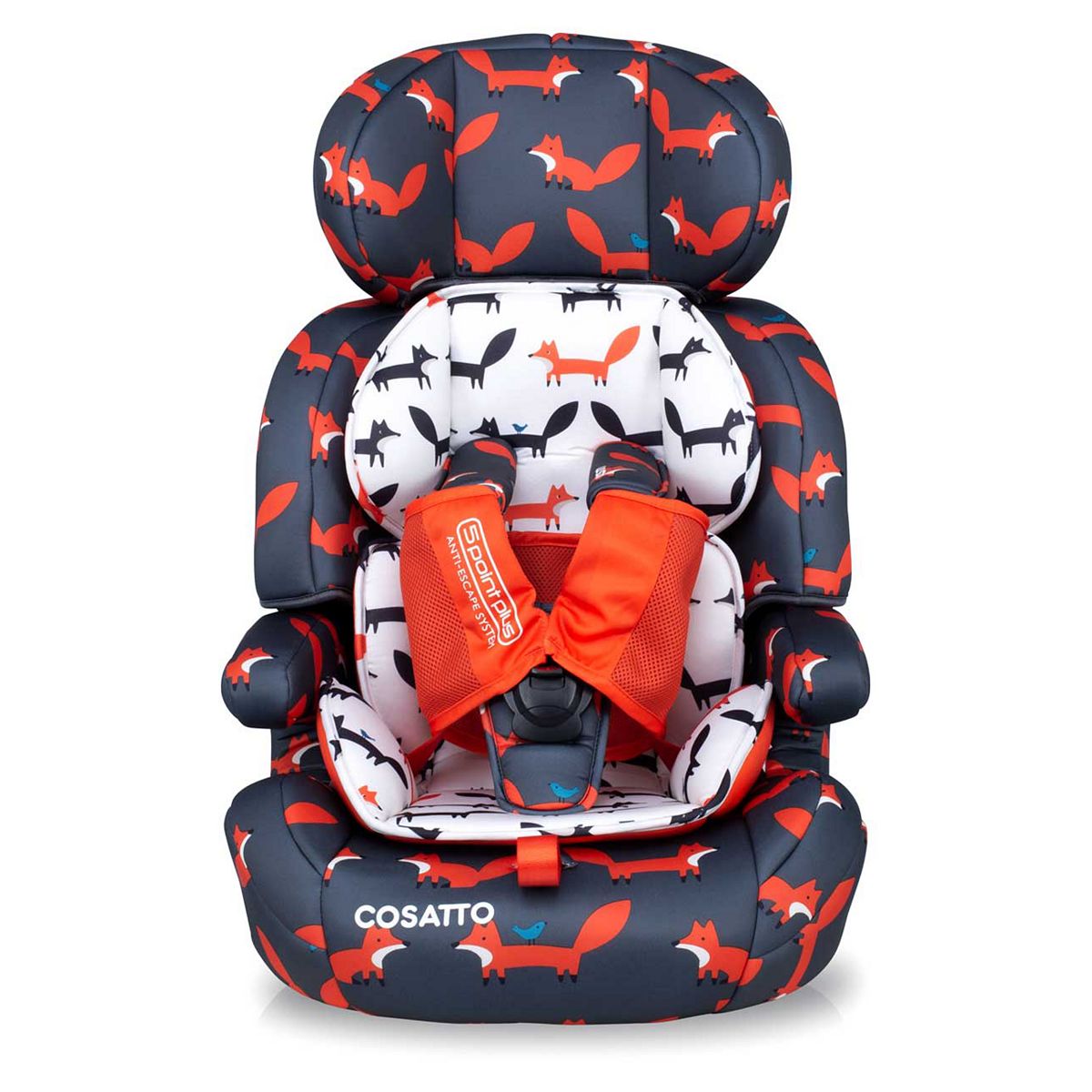 Cosatto Zoomi Group 123 Car Seat Charcoal Mister Fox
