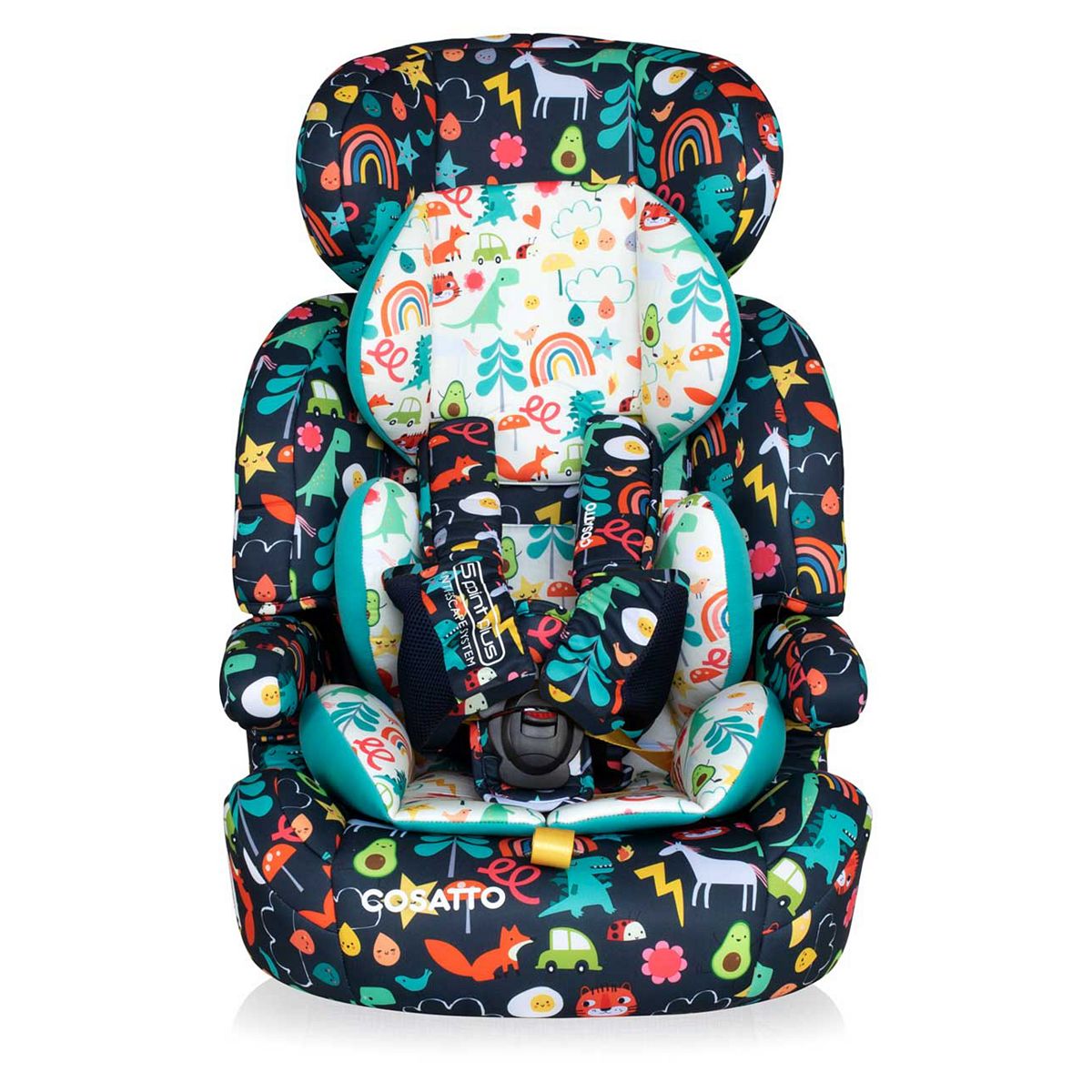Cosatto Zoomi Car Seat Group 1,2,3 Suitable From 9KG Easy Install Cosatto Print - Image 5