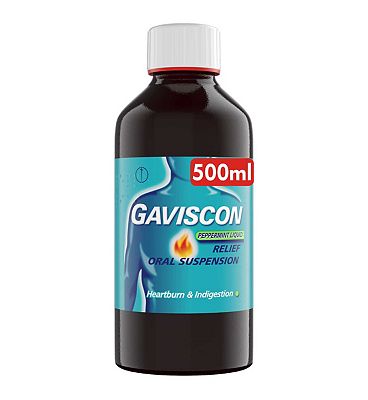 Gaviscon Peppermint Liquid Relief Oral Suspension - 500ml