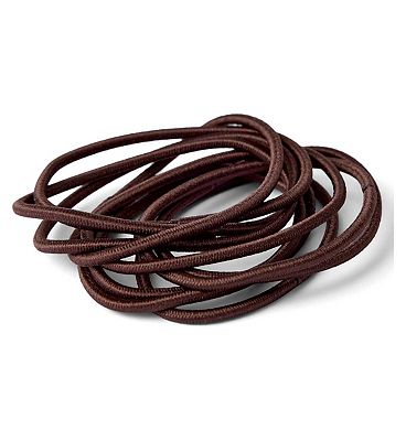 Boots Thin Ponybands Brown 10s