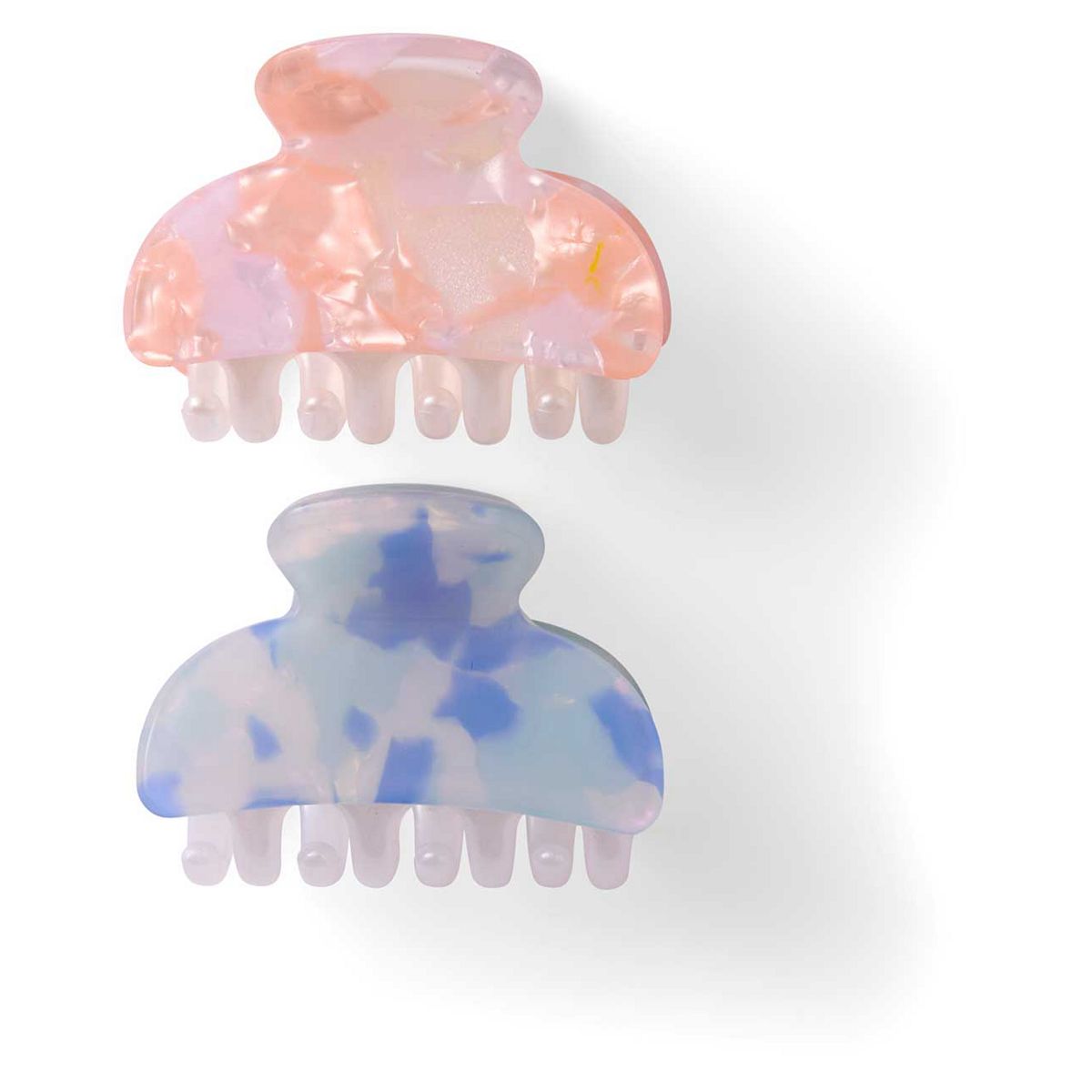   Jaw Clips Pink & Blue Multicolor