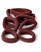 Boots Textured Hair Pony Band Brown 10s