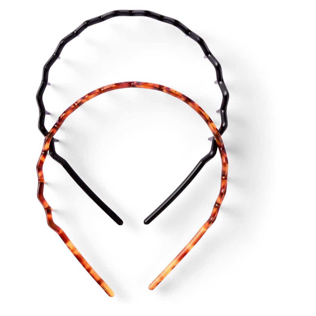   Zigzag Headband Tortoise & Black 2S Multicolor