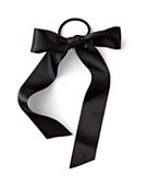 Boots Bow Bobble Black