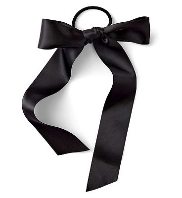 Boots Bow Bobble Black