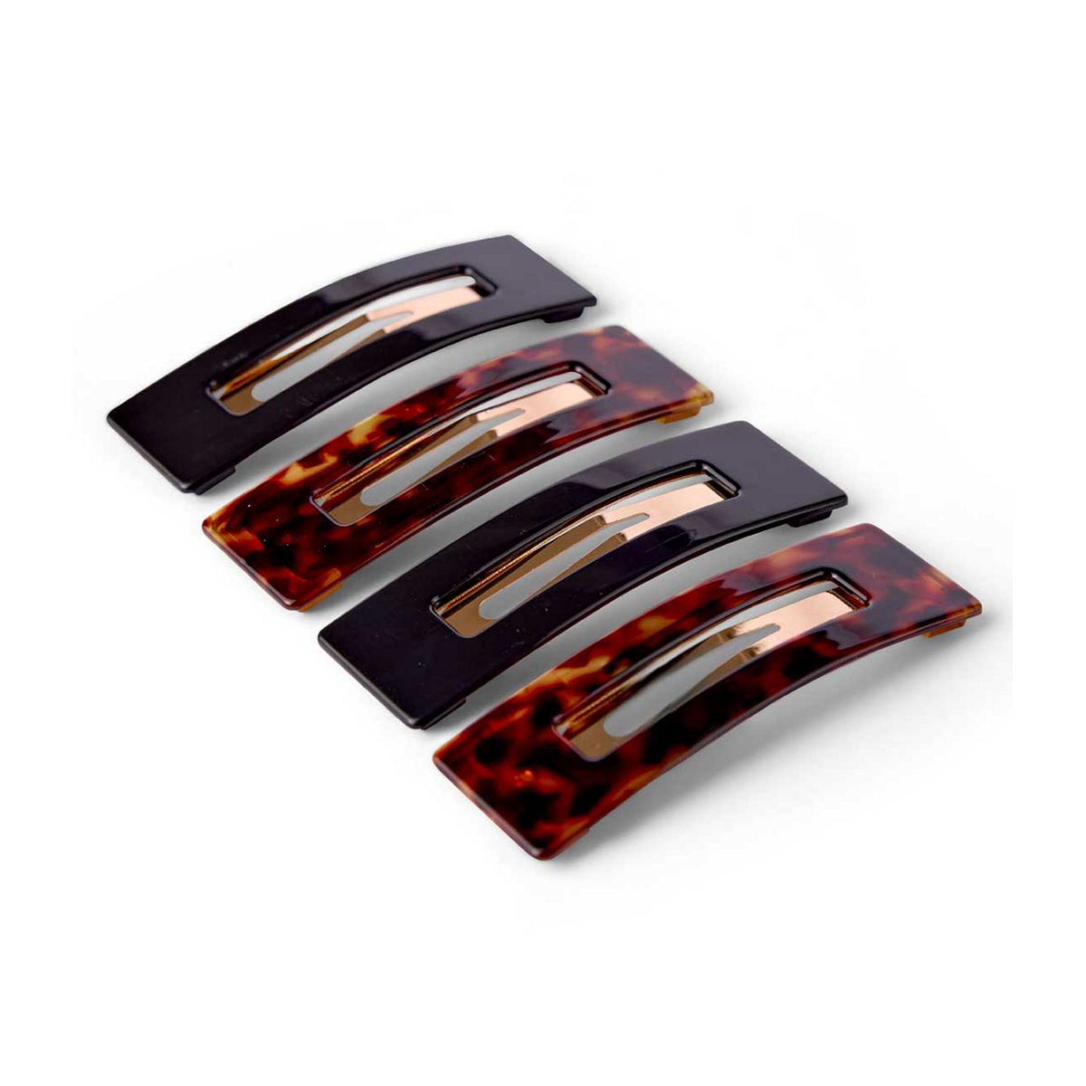   Hair Snap Clip 4Pk Multicolor