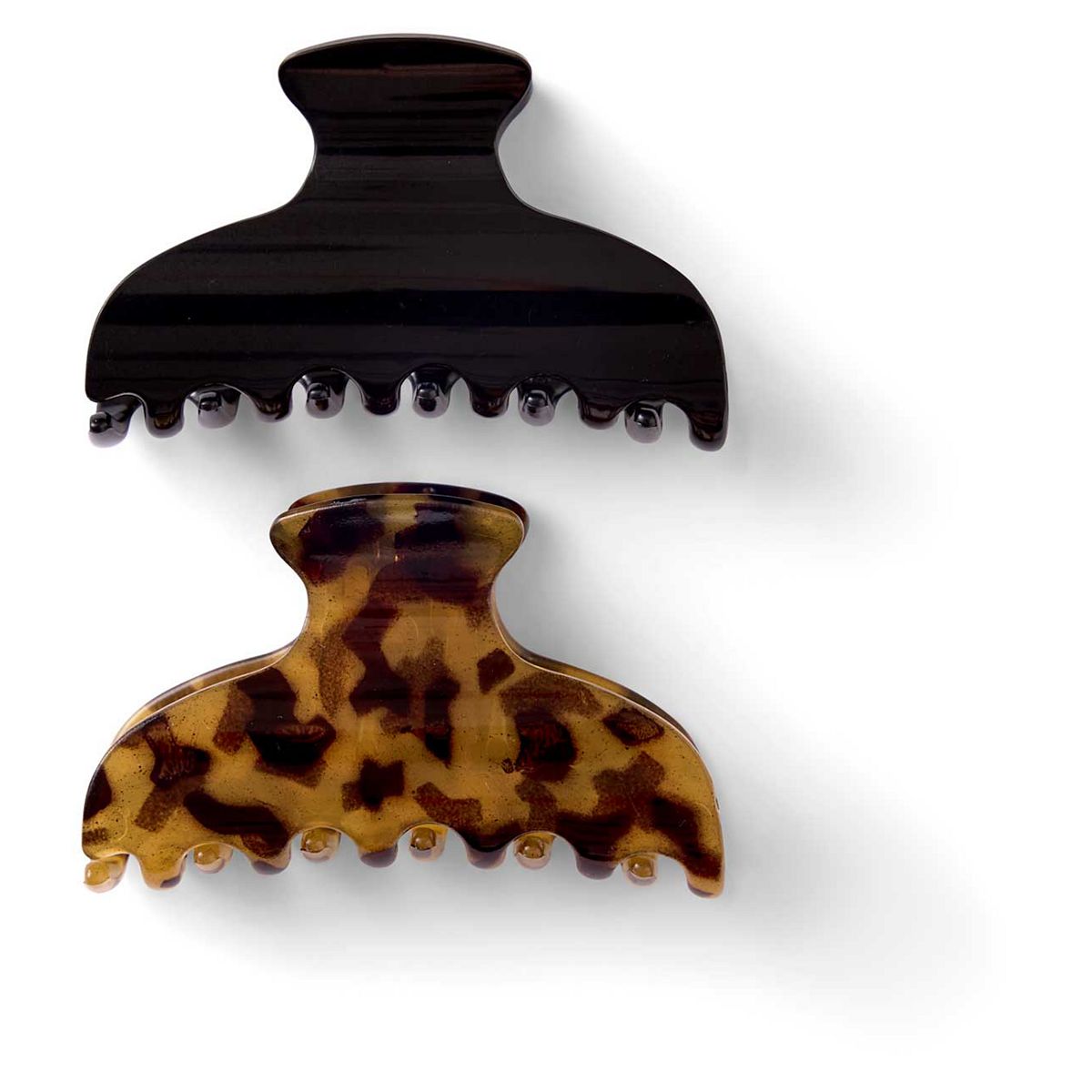   Jaw Clip Tortoise & Black 2S Multicolor