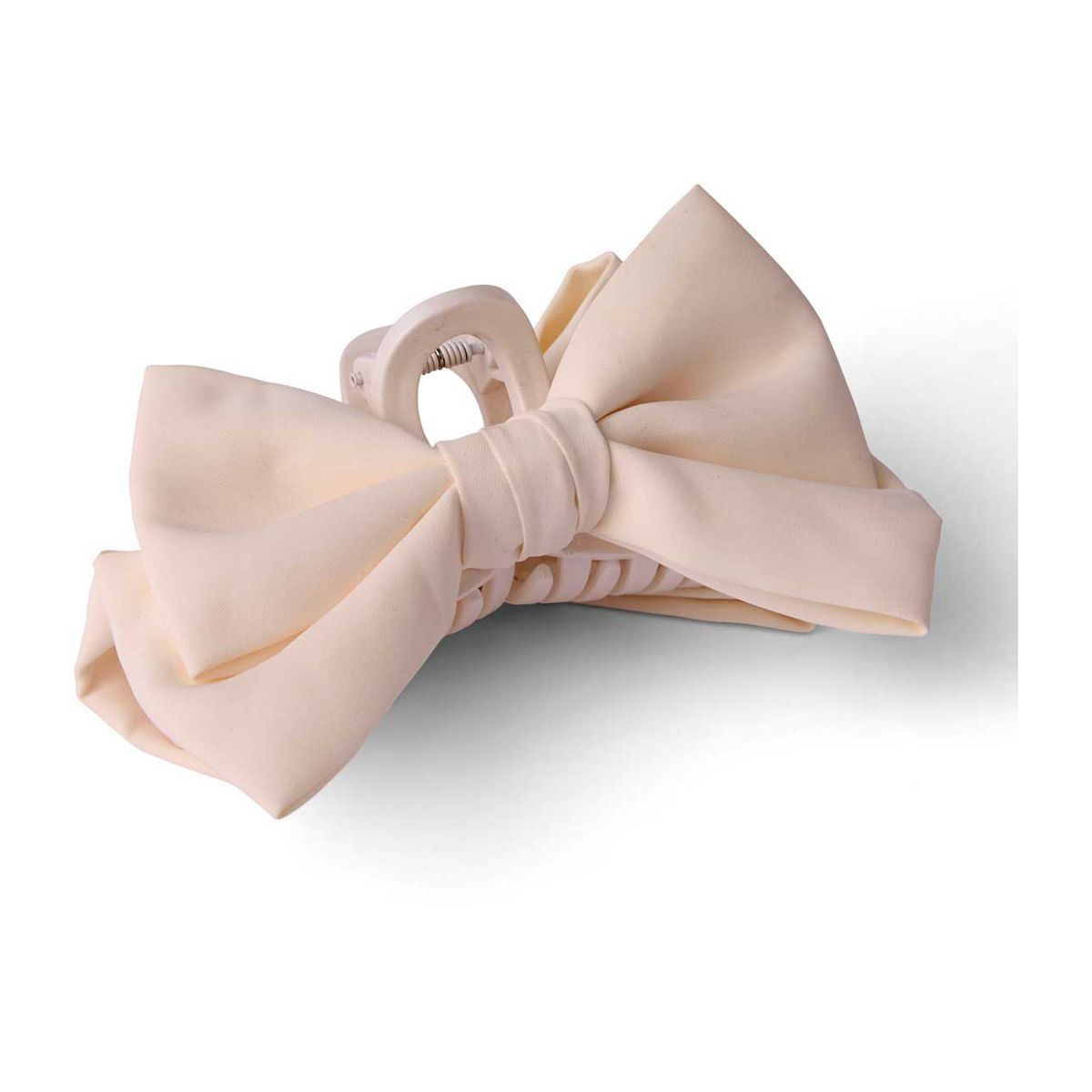   Cream Bow Jaw Claw Clip Multicolor