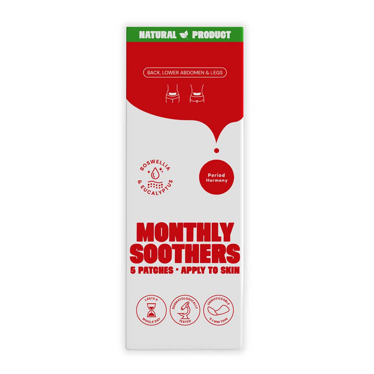 Period Harmony Monthly Soothing Patches 5S