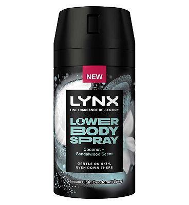 Lynx Fine Fragrance Coconut + Sandalwood 72hr Lower Body Spray 100ml