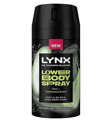 Lynx Fine Fragrance Pear + Cedarwood 72hr Lower Body Spray 100ml