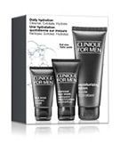 Clinique Daily Hydration: Men's Skincare Set for Normal to Dry Skin
