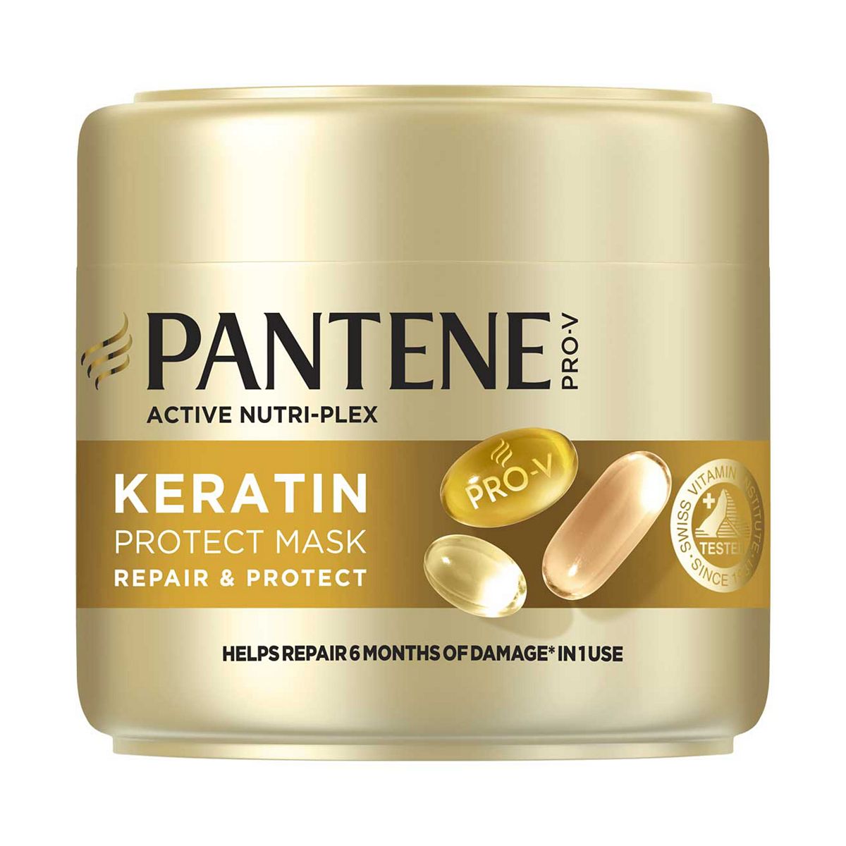 Pantene Pro-V Repair & Protect Keratin Hair Mask 300Ml For Dry And Damaged Br/>