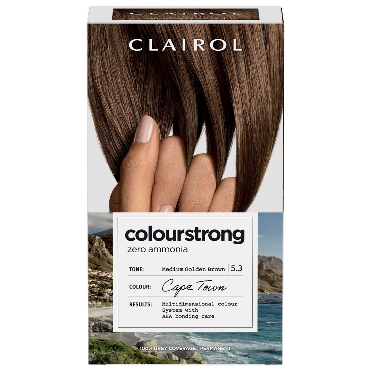 Clairol Colour Strong Permanent Hair Dye 5.3 Medium Golden Brown 199ml