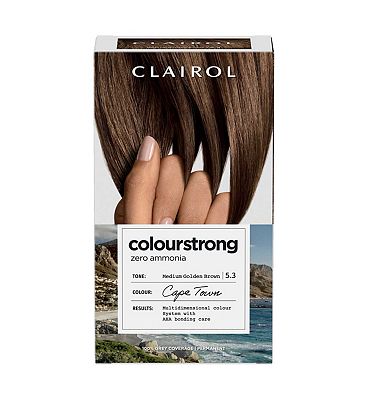 Clairol Colour Strong Permanent Hair Dye - 5.3 Medium Golden Brown 199ml