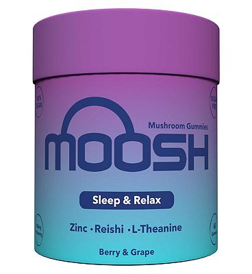 Moosh Mushroom Gummies Sleep and Relax (Berry & Grape) 60 Gummies