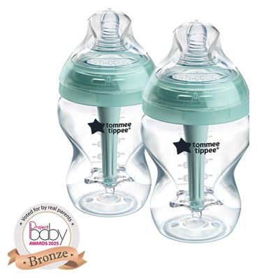 Tommee Tippee Advanced Anti Colic Baby Bottles, 260ml, Pack Boots