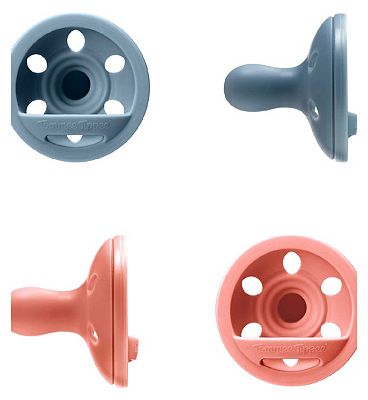 Tommee Tippee Breast-like Soother, Lightweight, One-piece Silicone Design, 6-18m,