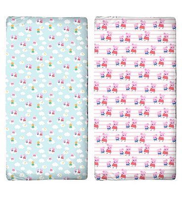 Peppa Pig Fitted Sheets