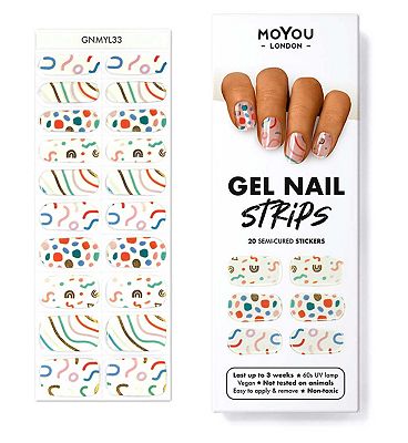 MoYou London Gel Nail Strip Confetti Dip