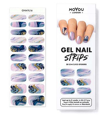 MoYou London Gel Nail Strip Marble Cake