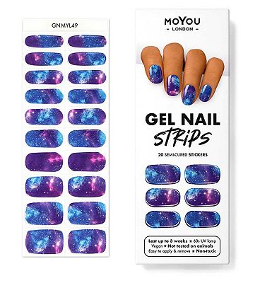 MoYou London Gel Nail Strip I Need Space