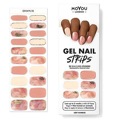 MoYou London Gel Nail Strip Lost Marbles