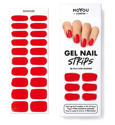Moyou London Gel Nail Strip Red Ridding Hood