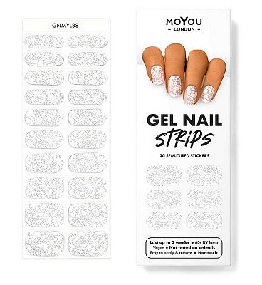 MoYou London Gel Nail Strip White Lace