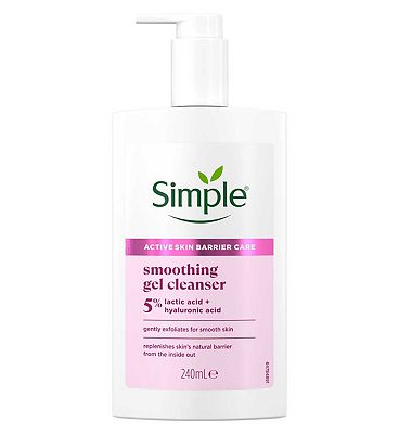 Simple Smoothing Gel Cleanser for Sensitive Skin 240ml