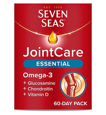 Seven Seas JointCare Essential with Omega-3, Glucosamine and Chondroitin, 30 Capsules + 30 Tablets