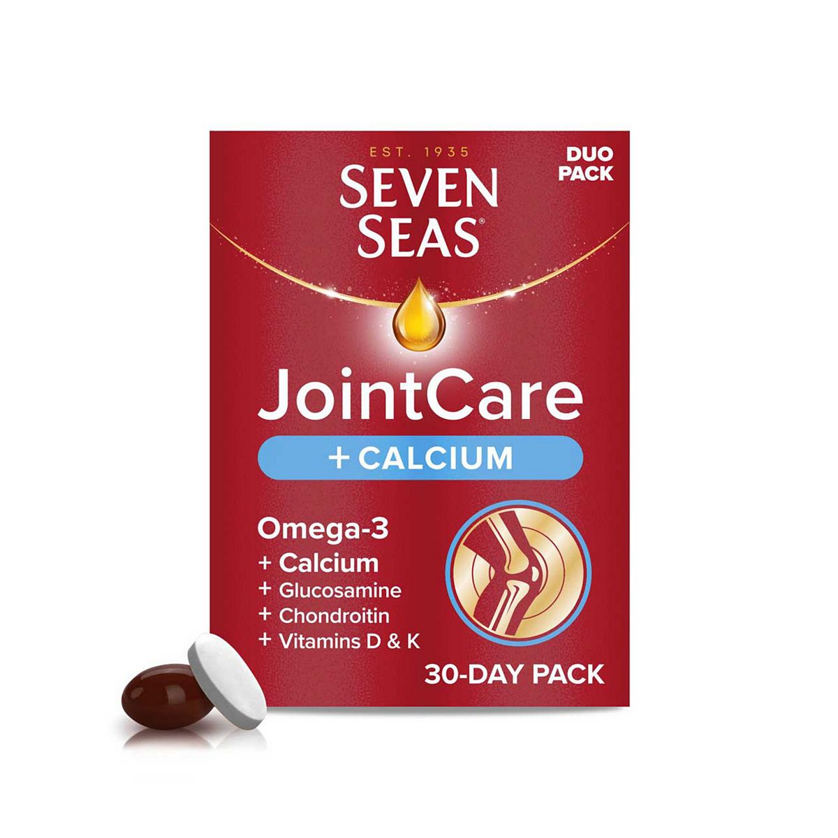 Seven Seas Jointcare + Calcium 30-Day Pack