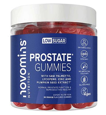 Novomins Prostafit Gummies Orange Flavour 60s