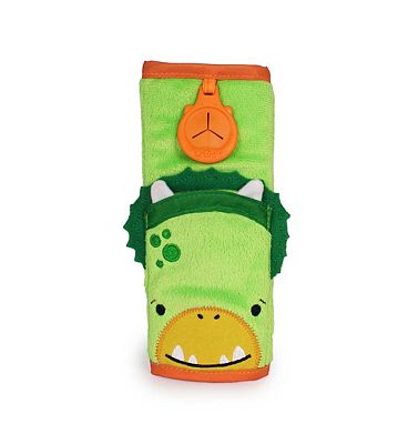 Trunki SnooziHedz Seat Belt Pad - Green Dinosaur