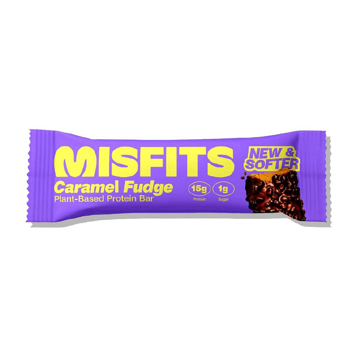 Misfits Plant Based Caramel Fudge Protein Bar 50G