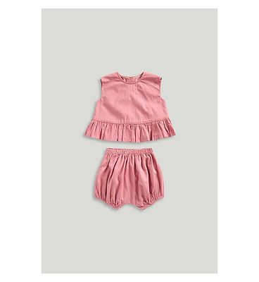 Mothercare My First Pink Top and Shorts Set Up To 7.5 lbs