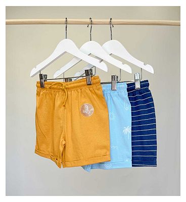 Maybe Junior 3 Pack Jersey Slub Shorts 2 - 3 Years