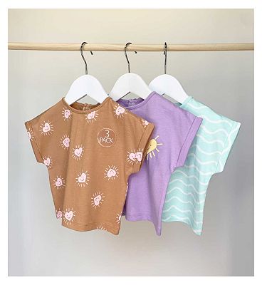 Maybe Baby 3 Pack Jersey T-Shirts 6 - 9 Months