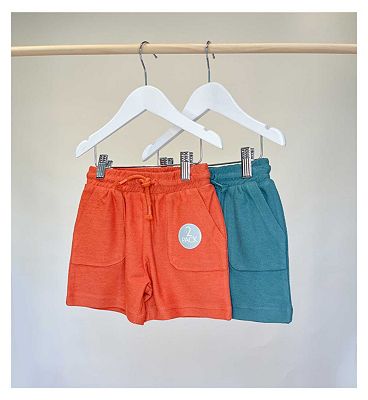 Maybe Junior 2 Pack Reverse Loop Back Shorts 1.5 - 2 Years
