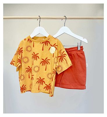 Maybe Junior Printed T-Shirt & Short Set 3 - 4 Years