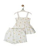 Maybe Junior Double Cloth Printed Top & Short Set